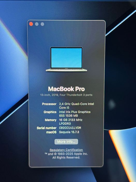 Macbook PRO 2020 Touchbar 16GB Space Grey