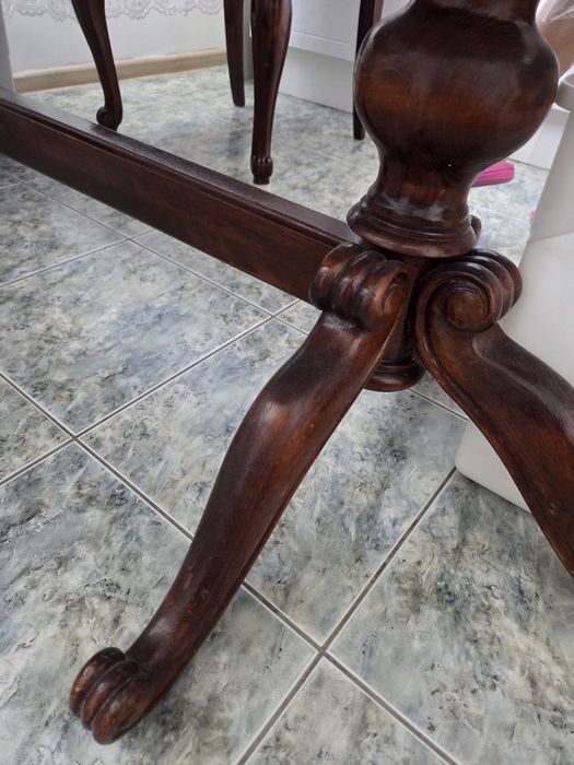 Стол со стульями Румыния дерево