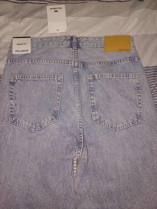 Baggy Jeans Pull&Bear - light blue denim