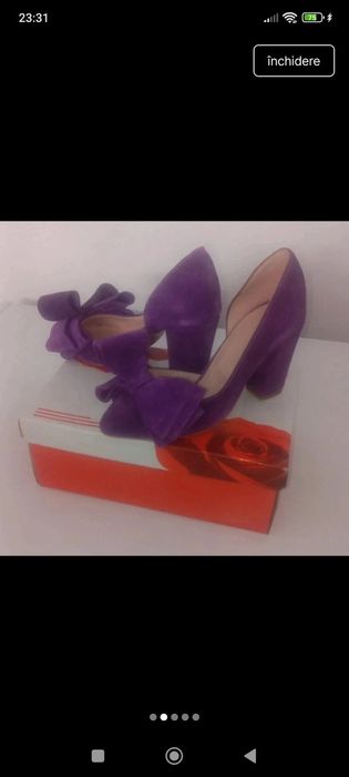 Pantofi piele naturala mărimea 34