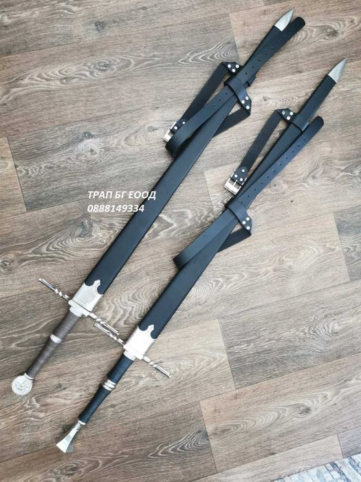 The Witcher Steel Sword Вещера Гералт от Ривия Стоманен Меч с кания