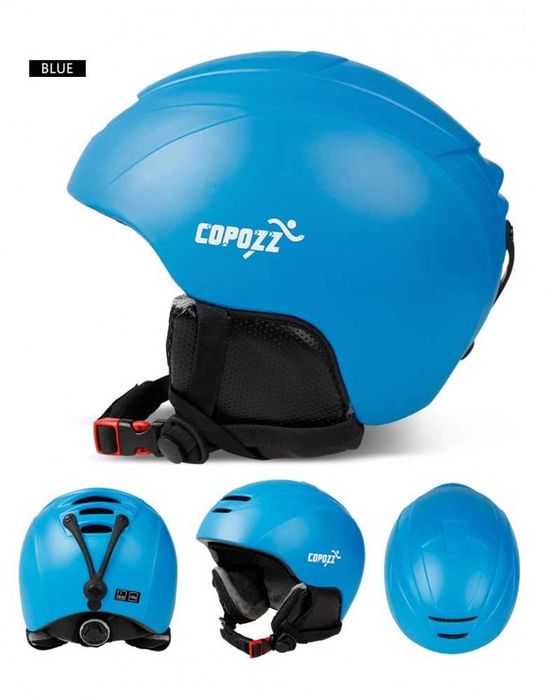 Casca de ski sau snowboard COPOZZ unisex, marime M, L - negru albastru