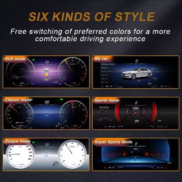 Ceasuri digitale Mercedes A,C,E,GLA,ML,GLE,GLK,W176,W204,W205,W212.