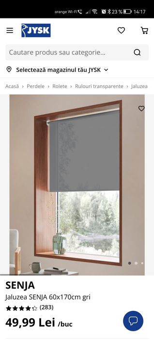 Set 4 buc Jaluzele SENJA jisk