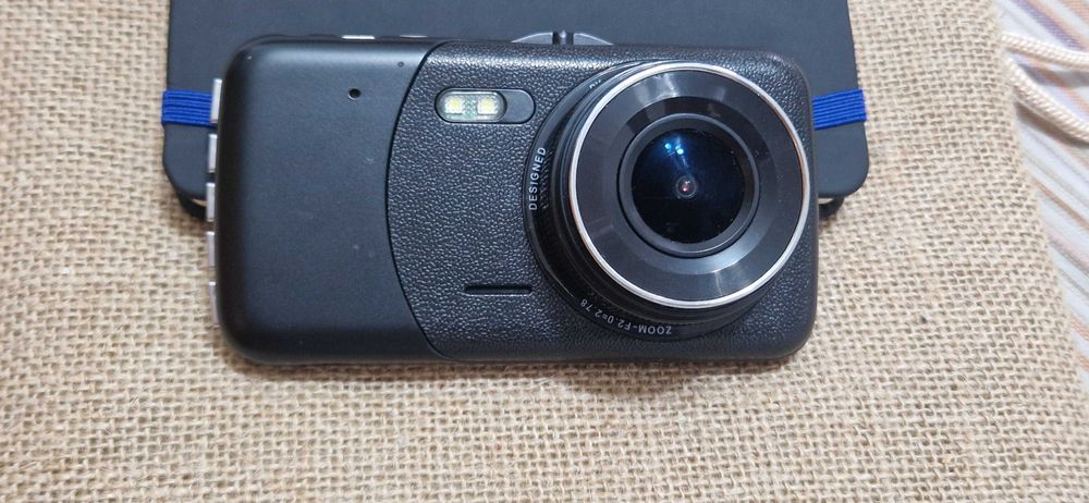 Camera auto DVR, 1080p, noapte HD, set cu doua lentile, neagra