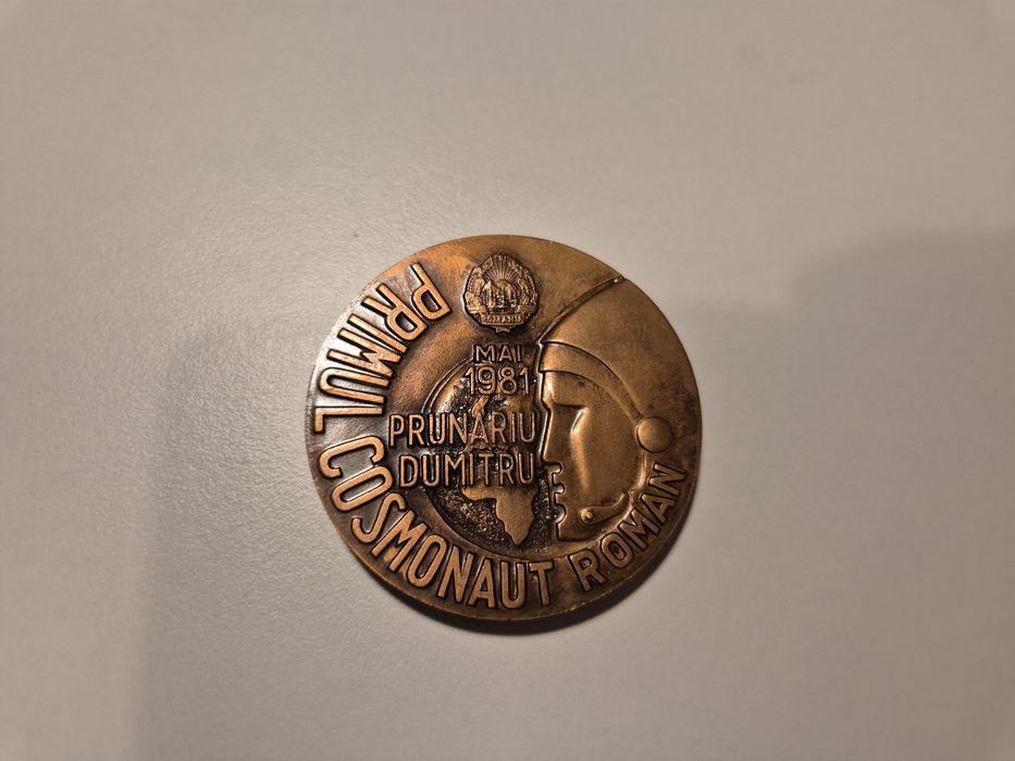 Medalie comemorativa BRONZ „PRIM COSMONAUT ROMÂN”