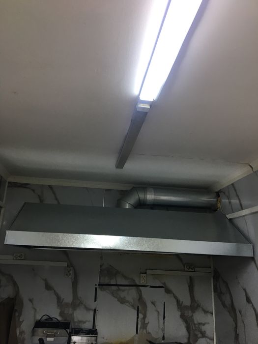 Вентиляция установка Дом.Кафе.Зонт работа