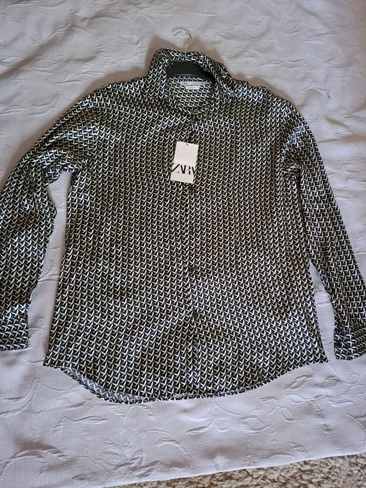 Camasa Zara Satinata premuium,model Balmain,L 42