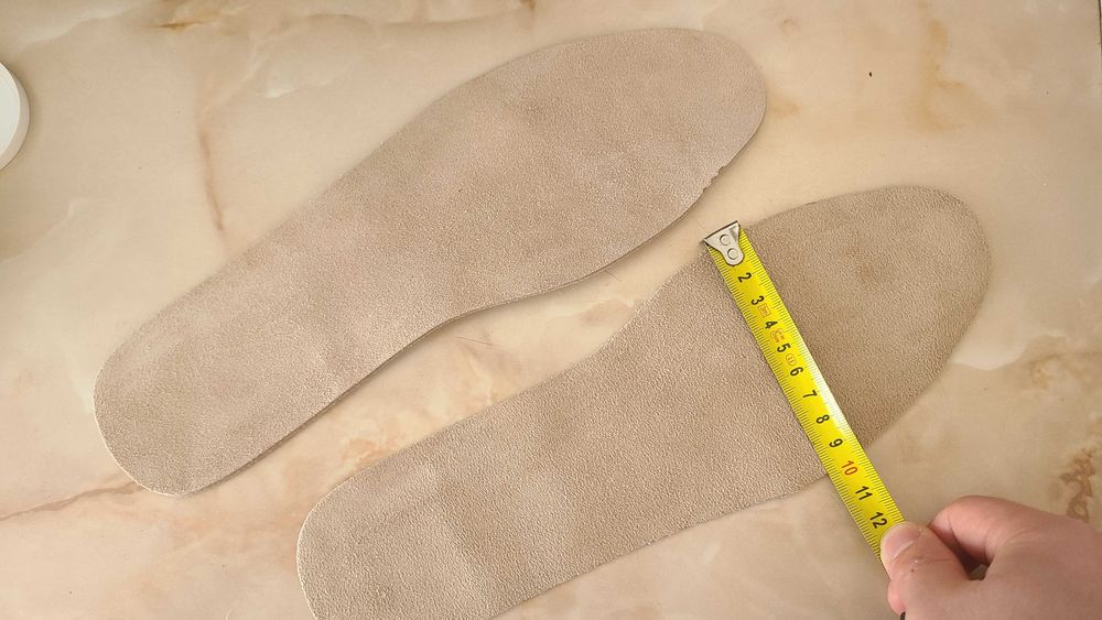 Двулицеви дишащи стелки за обувки естествена кожа до No46 29см унисекс