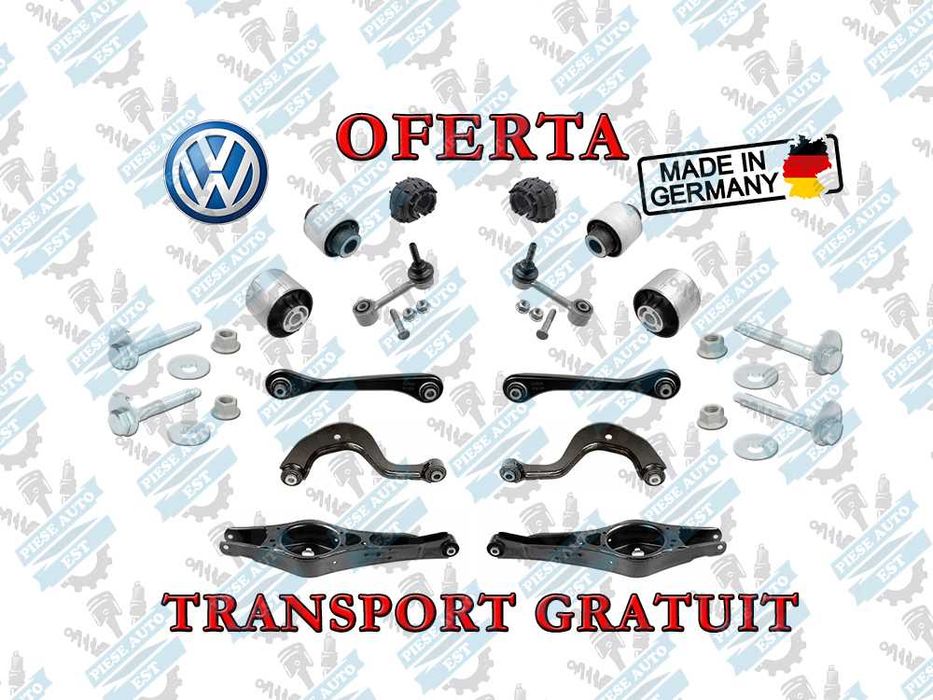 Kit brate spate VW Tiguan 2007-2016 + Suruburi excentrice