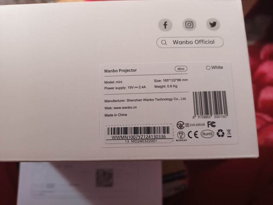 Proiector Wanbo mini