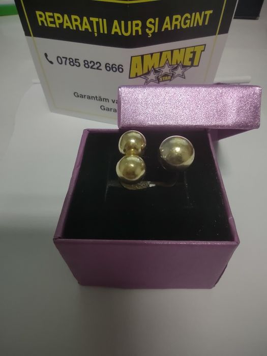 Inel bile aur 14k(efn)