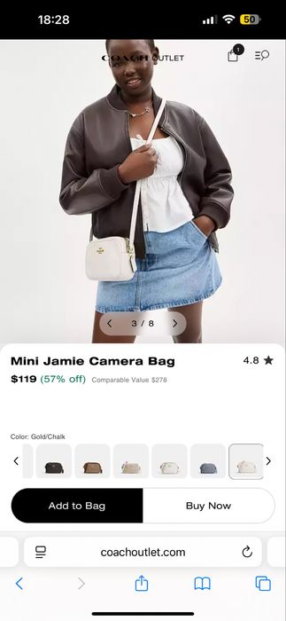 Coach Mini Jamie Camera ОРИГИНАЛ США