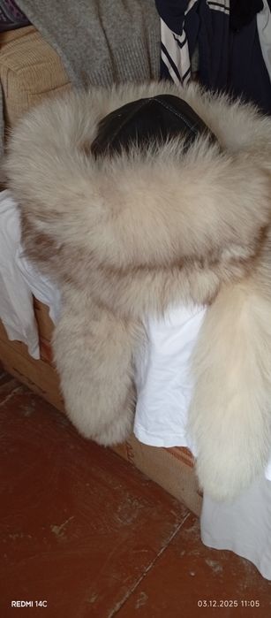 Срочно продам. Шапка мех песец