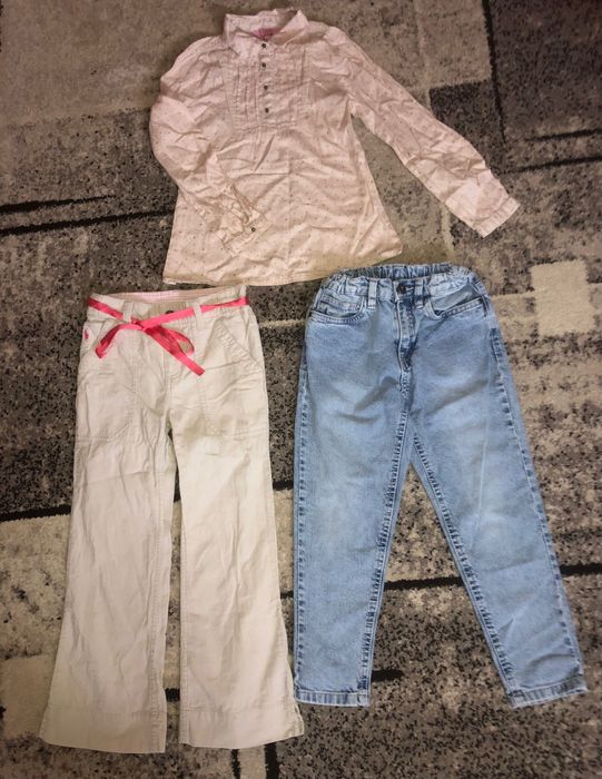 Pantaloni și cămașă fete 110-116