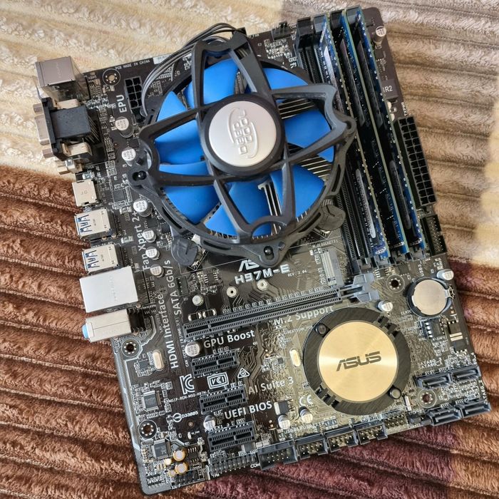 Материнская плата 1150/ОТС/12 Gb RAM/Комплект для ПК