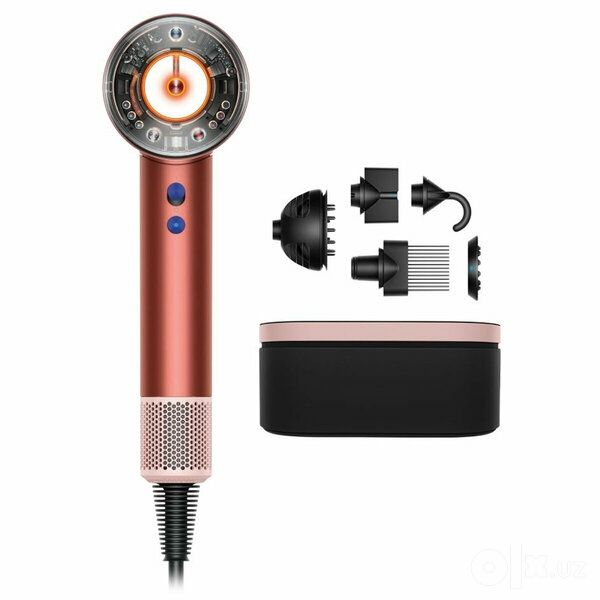 Фен Dyson Supersonic Nural HD16, Ceramic patina/Topaz orange, HK