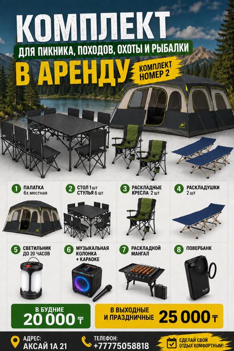 Палатки в аренду