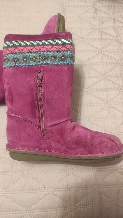 отуши Clarks, естествен розов велур, номер 28детски