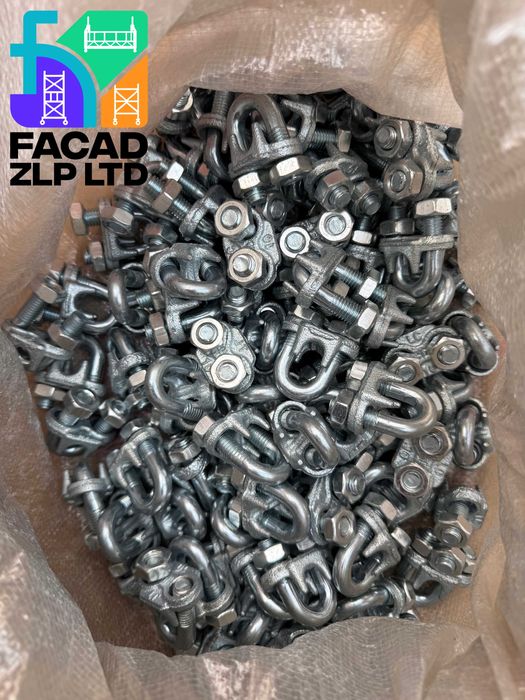 Зажим (хомут) для троса фасадной люльки серии ZLP-630, прочный, Китай