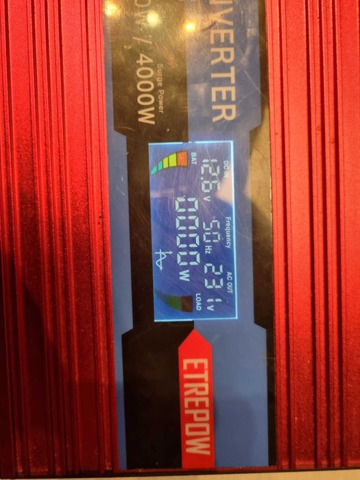 Invertor Etrepow 12v 2000w / 4000w pure sine wave unda pura