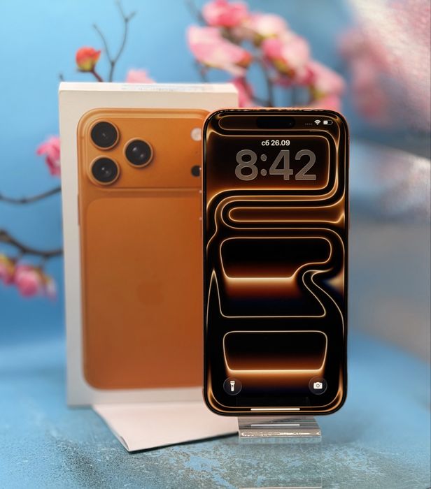 ГАРАНЦИОНЕН!!! Apple iPhone 17 Pro Max, 256GB, 5G, Cosmic Orange