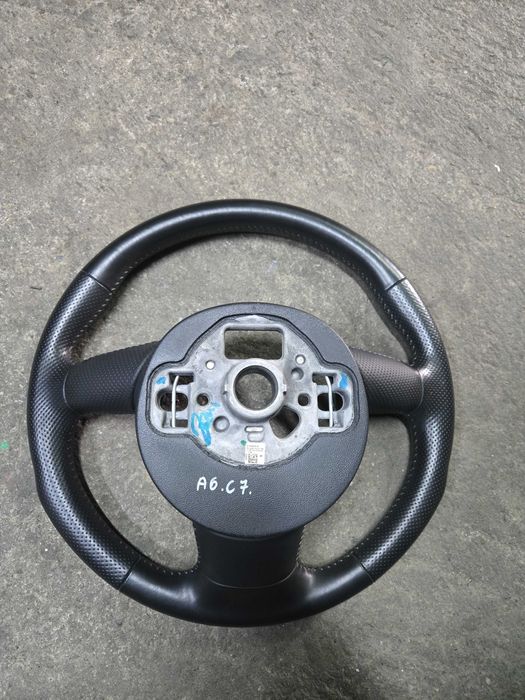 Volan Sline 3 spite piele perforata Audi A4 B8/A5/Q5/A6 C7/A7/A8