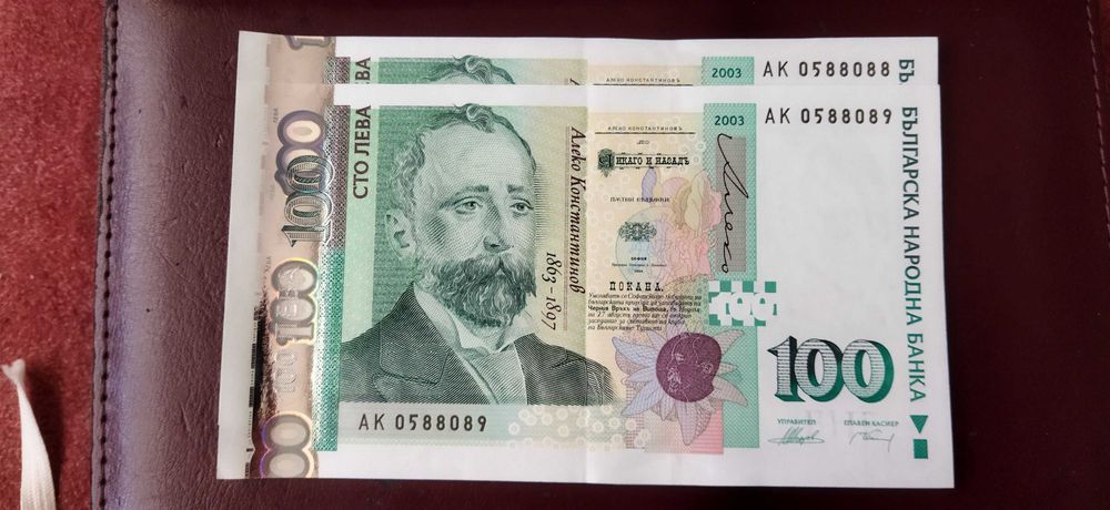 100 лева от 2003 година