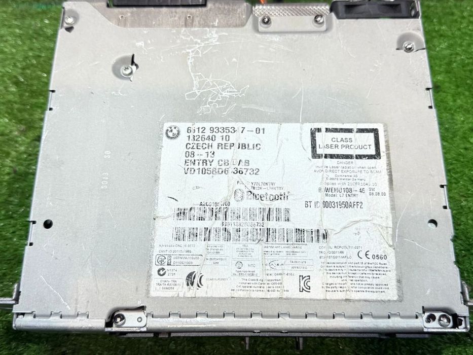 RADIO CD MULTIMEDIA BMW 318D F30 2.0 DIESEL 2013 COD OEM 651293353470113264010 2011-2019