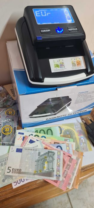 НОВ Детектор за фалшиви банкноти ЕВРО-ФАКТУРА