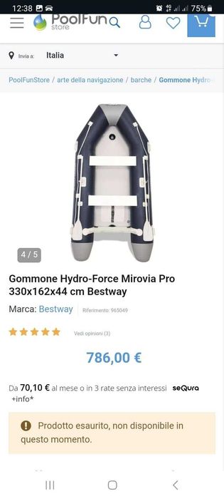 Barca Hydro-Force Mirovia Pro NOUĂ