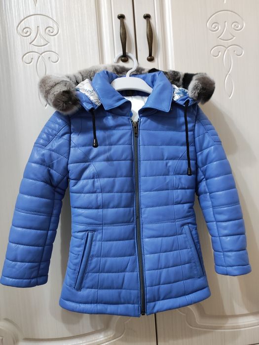 Детская кожаная куртка