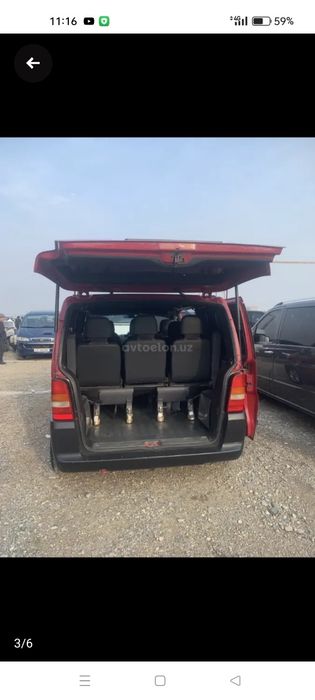 Мерседес мини ВИТО 99МЛН  НАВОИЙ
