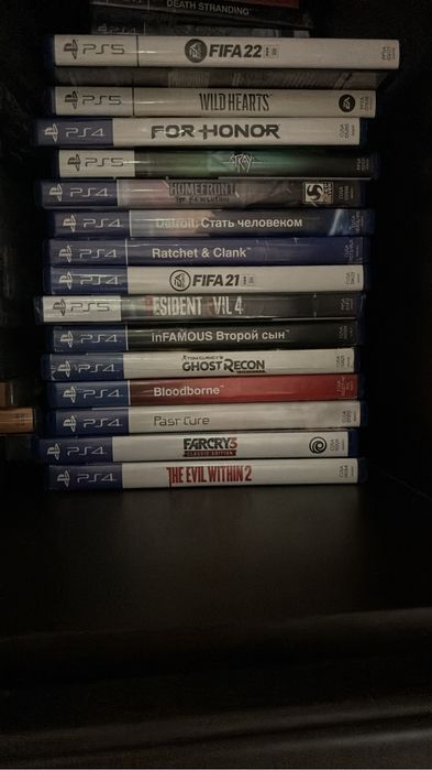 Обмен дисков на Sony Playstation 4,5