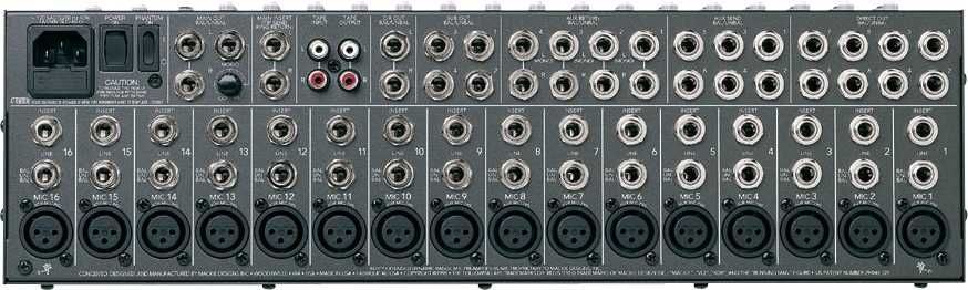 Mixer audio Mackie 1604-VLZ Pro 16 canale