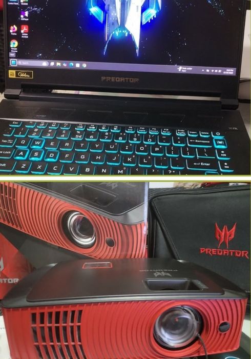 Acer predator Triton 500+Acer predator z650 full HD show throv proiector