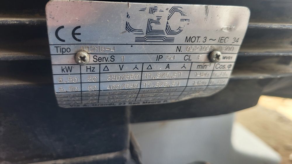 Banzic vertical Centauro 380v