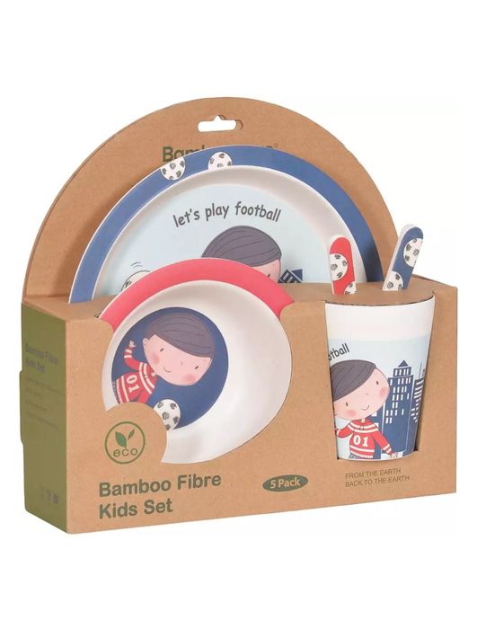 Бамбуковая посуда для детей.