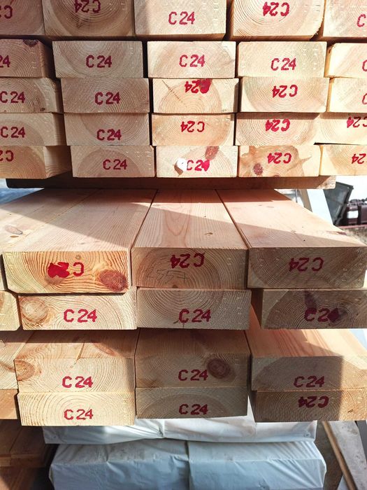 Конструктивна дървесина - сухи дъски и талпи