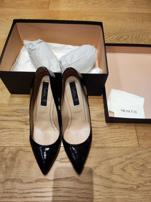 Черни токчета Musette, 37 номер