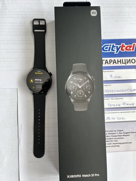 Смарт часовник Xiaomi watch S1 PRO - КАТО НОВ