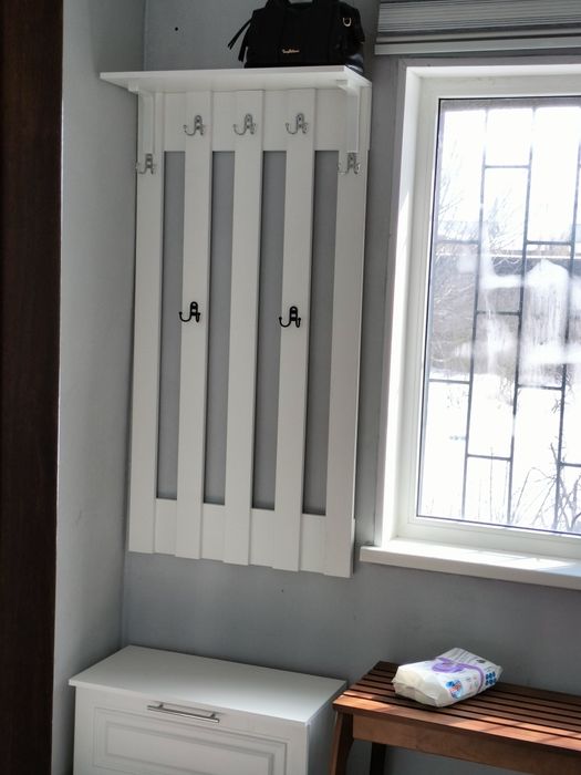 Вешалка с тумбой для прихожей