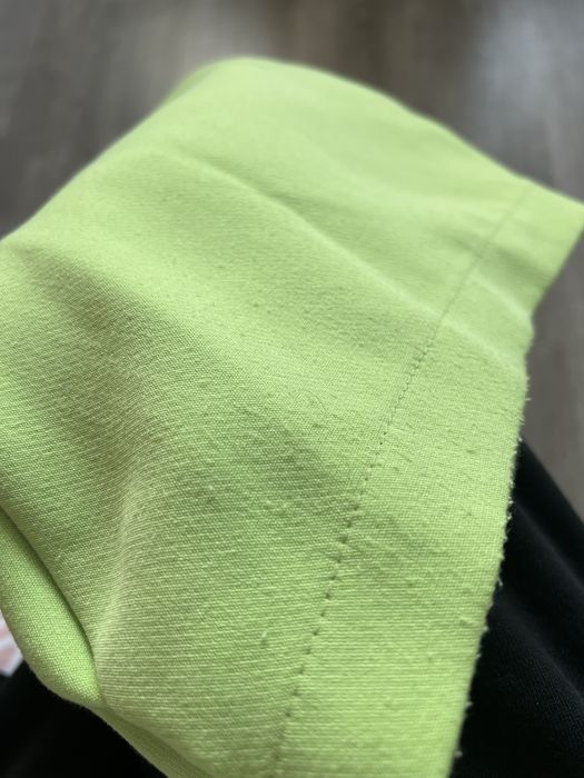 Пола панталон цвят лайм