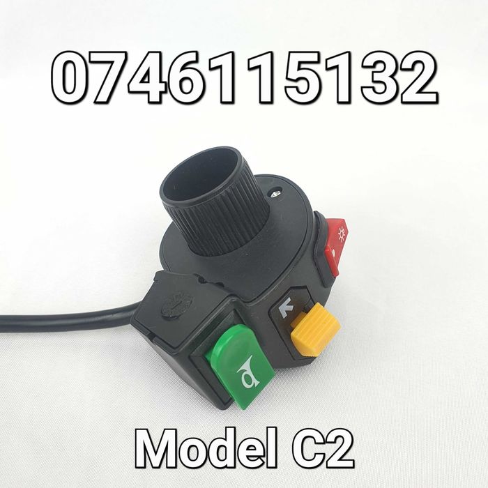 Atv-Motocicleta-Universal-Comutator Lumini-Intrerupator-Bloc-Buton- C2