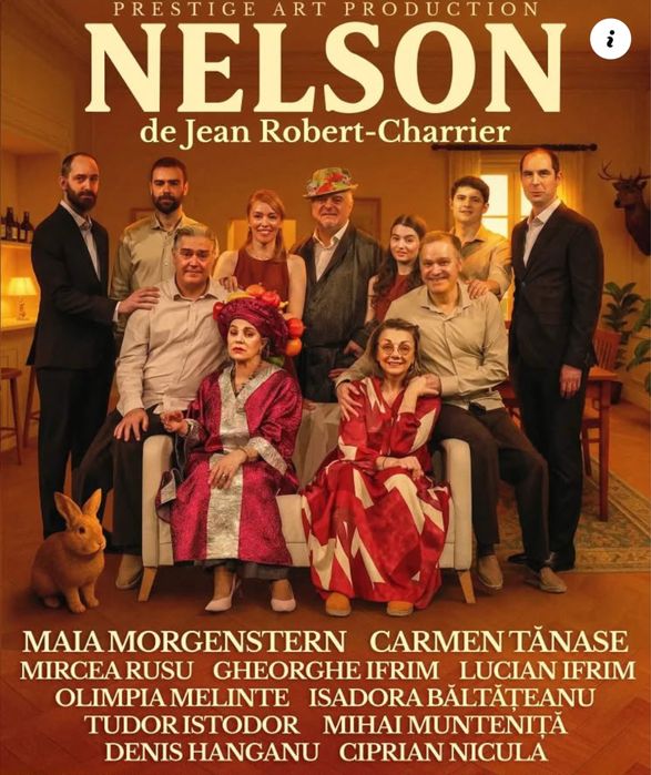 2 bilete la teatru, Nelson, TNB, 23 Martie 20:00