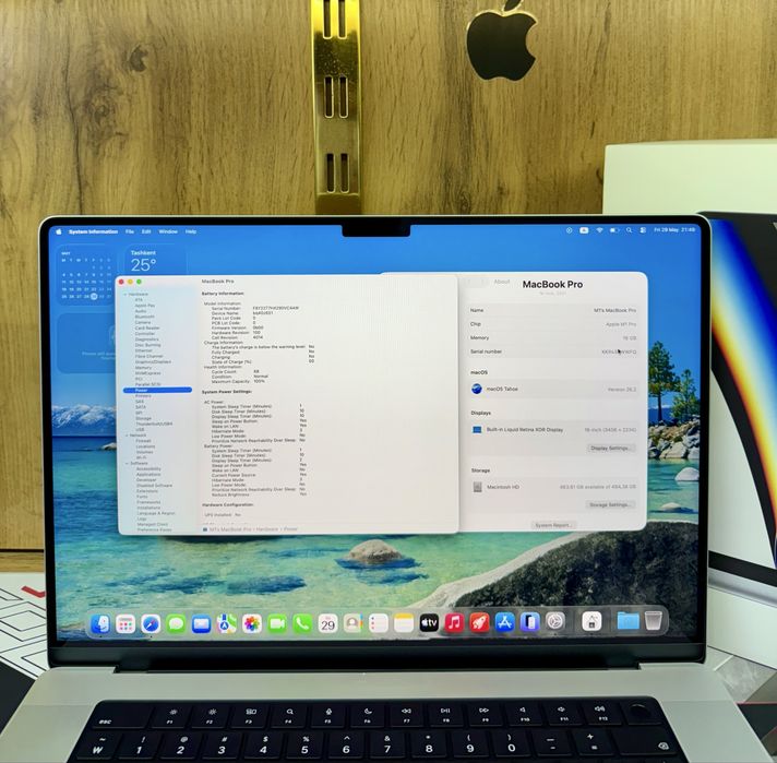 Macbook M1 Pro 16inch 16/512GB 100% Емкотсь