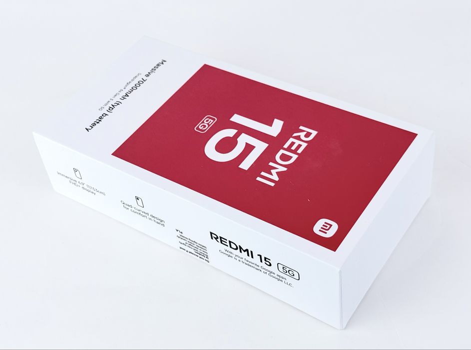 НОВ! Xiaomi Redmi 15 5G 256GB 8RAM Ripple Green 2г. Гаранция!