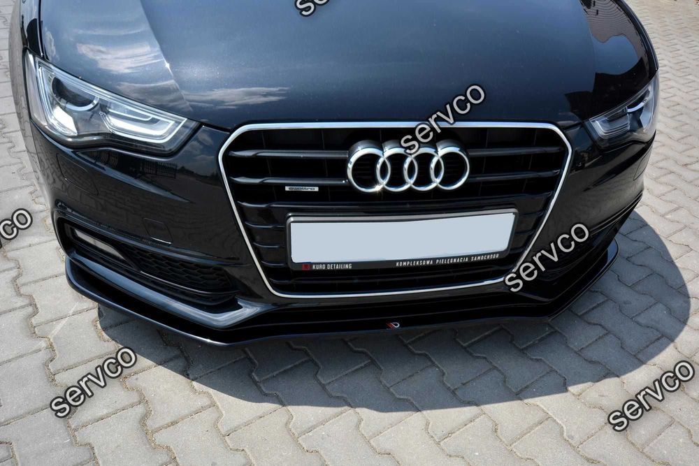 Prelungire lip bara fata Audi A5 8T SLine S5 2011-2015 Maxton Design