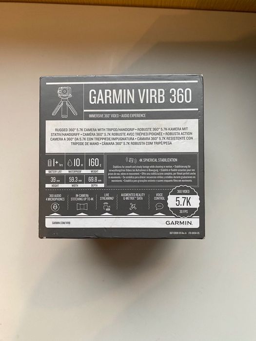 Garmin Virb 360 , водоустойчива с титаниев корпус