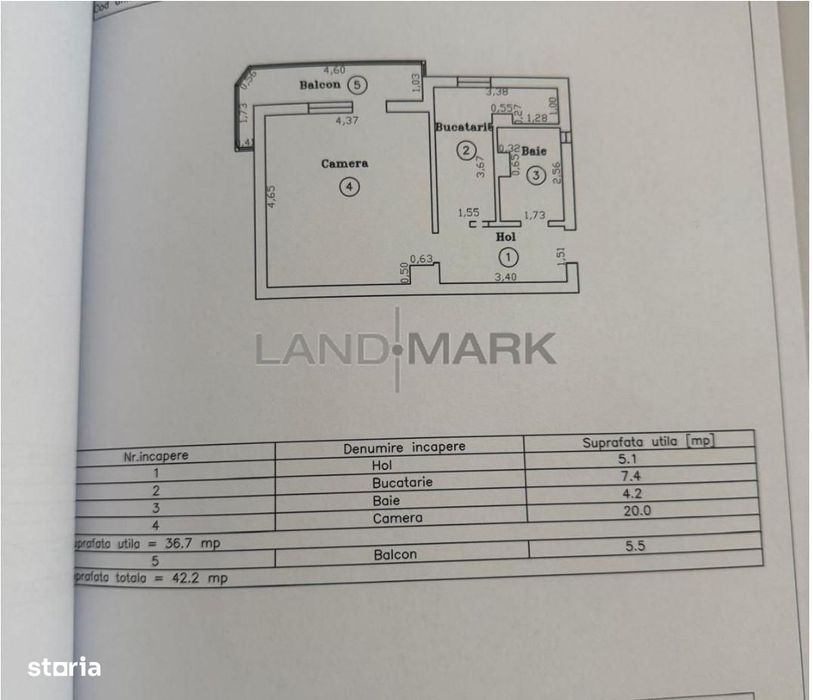 Apartament 1 Camera Et 2 Int Timotei Popovici — fotografia 3